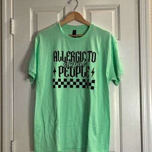 Gildan Mint Green Graphic Tee